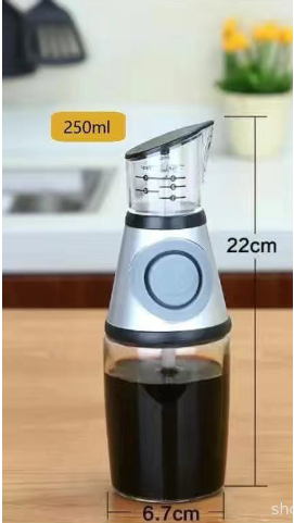 Measurable Glass Bottle Oil Bottle Soy Bottle Kitchenware