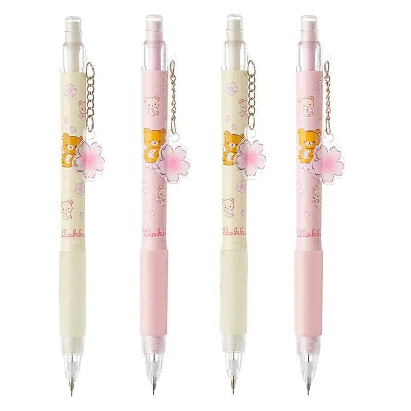 0.5/0.7mm Mechanical Pencils Cute Bear 2B Automatic Pencils Kawaii Stationery Painting Pencils - Shling