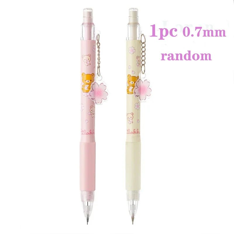 0.5/0.7mm Mechanical Pencils Cute Bear 2B Automatic Pencils Kawaii Stationery Painting Pencils - Shling