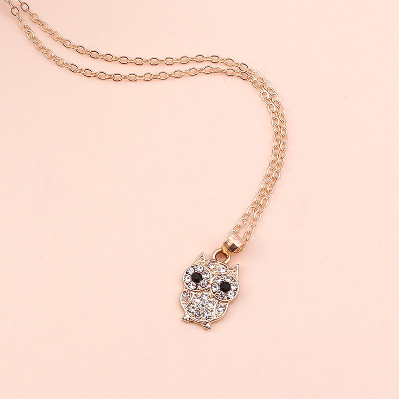 Cute Animal Owl Necklace