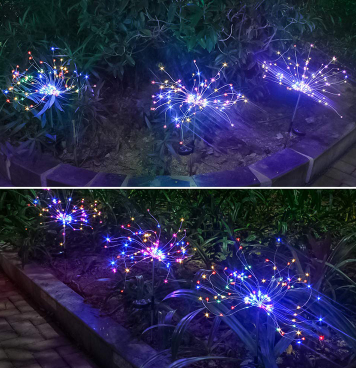 Solar Fireworks Light LED Christmas Lights