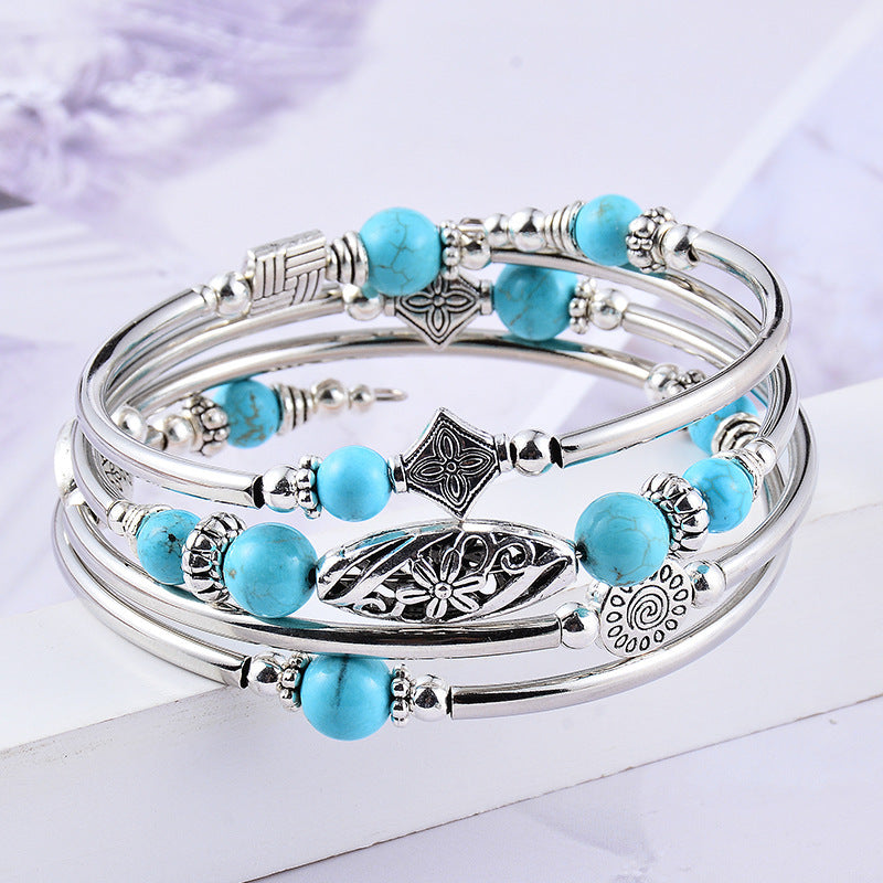 Turquoise Winding Bracelet