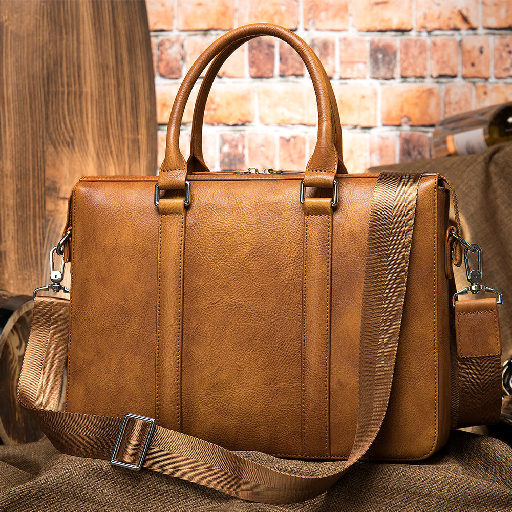 Vintage Men's Leather Briefcase