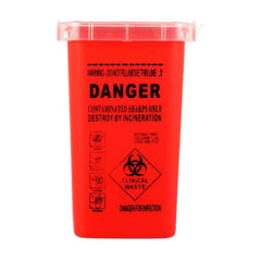 1 L Sharps Container Needles Bin Biohazard Tattoo Piercing Needles Disposal Collect Box Tattoo Artist Waste Box Storage Tool Tattoo Piercing Needles - Shling