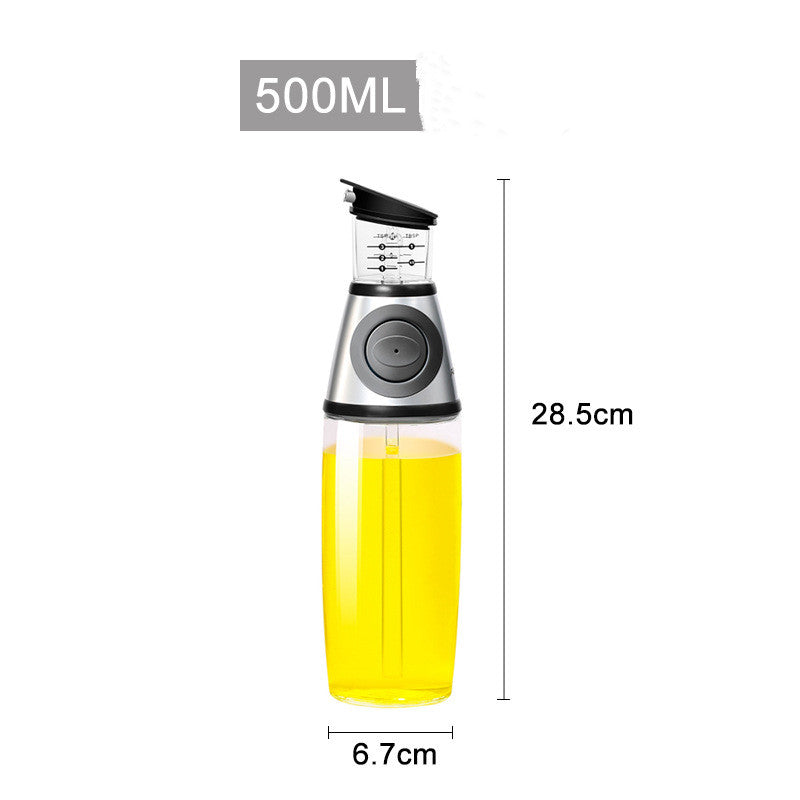 Measurable Glass Bottle Oil Bottle Soy Bottle Kitchenware