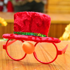 Christmas glasses frame