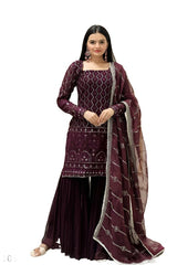 Premium Designer Readymade Top-Sharara-Dupatta Collections