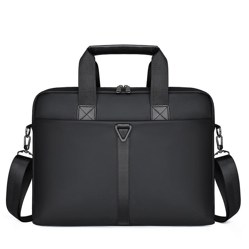 Men's PU Portable Oblique Span Business Briefcase