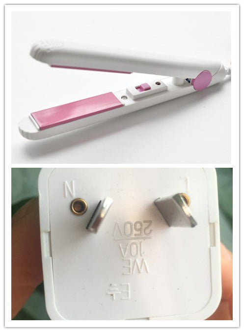 Mini hair straightener