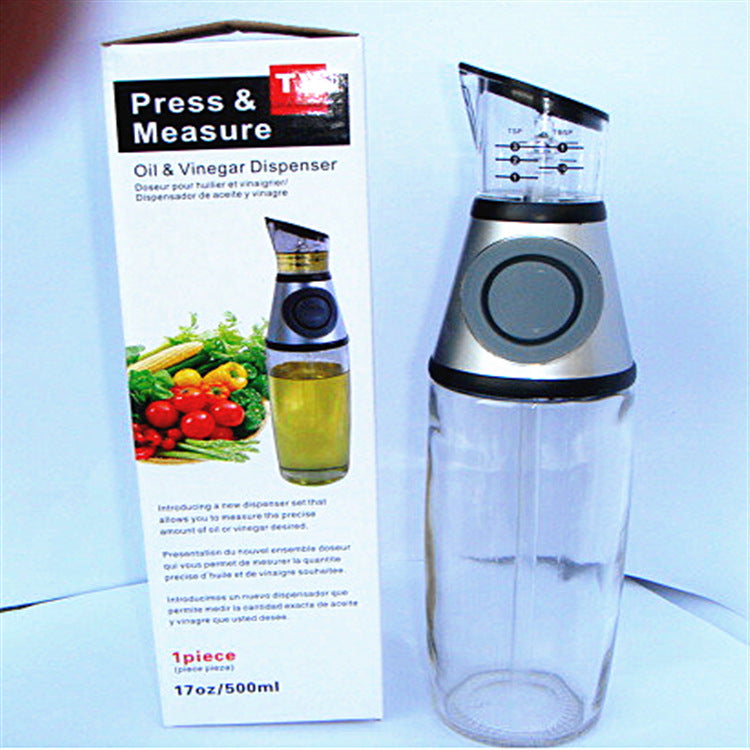 Measurable Glass Bottle Oil Bottle Soy Bottle Kitchenware