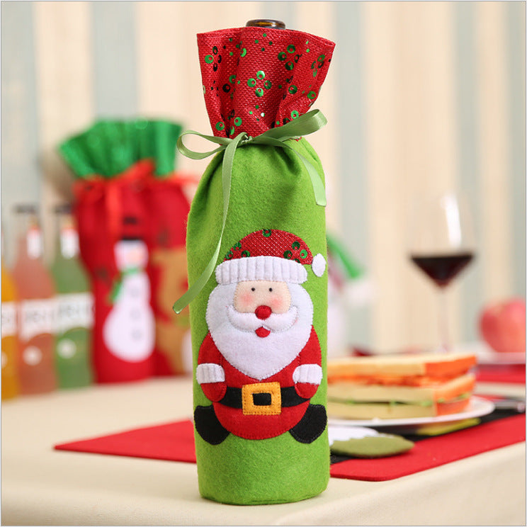 Christmas Wine Bottle Socks