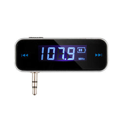 Car FM transmitter Android phone universal 3.5mm aux audio