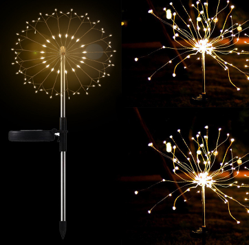 Solar Fireworks Light LED Christmas Lights