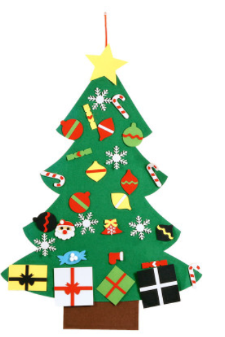 Christmas gifts and gifts DIY felt Christmas tree for children