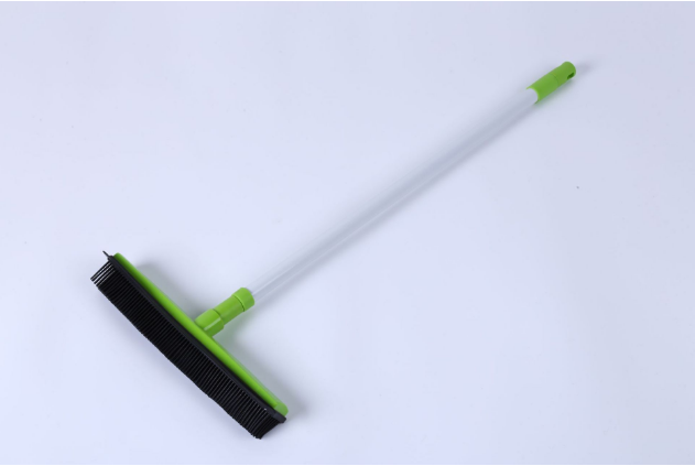 Rubber Bristles Sweeper Squeegee for Pet Cat Dog Hair Fur Broom