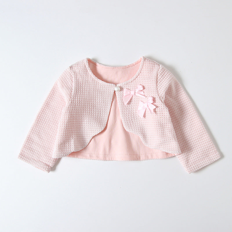 Baby bow waistcoat