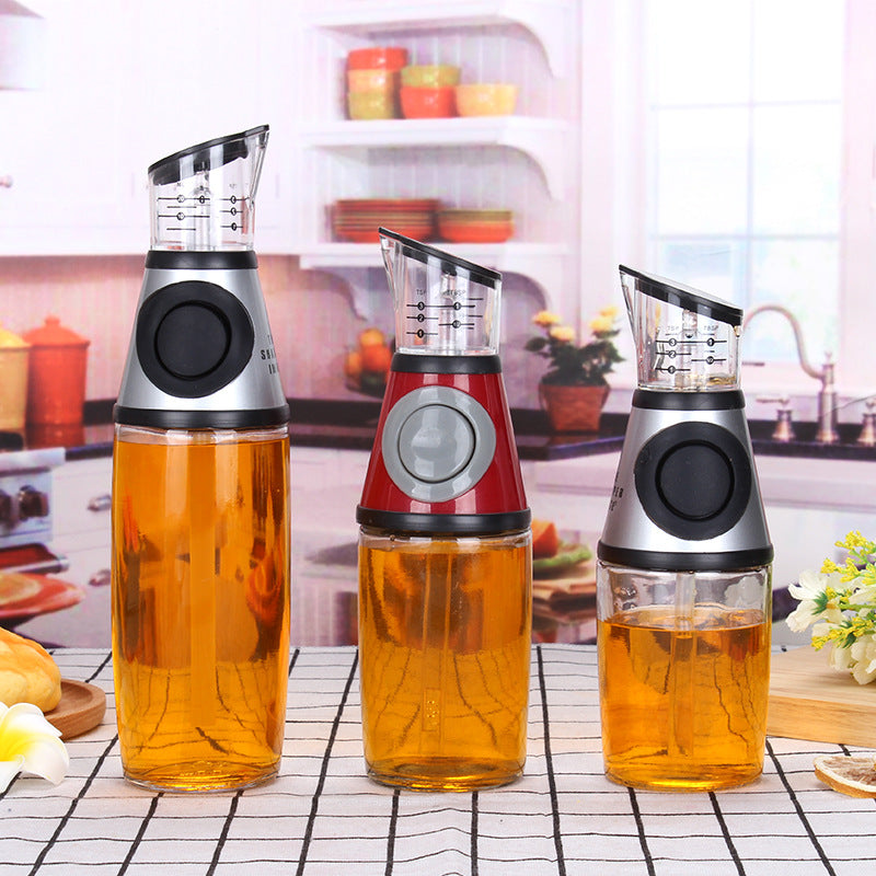 Measurable Glass Bottle Oil Bottle Soy Bottle Kitchenware