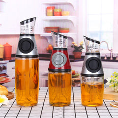 Measurable Glass Bottle Oil Bottle Soy Bottle Kitchenware