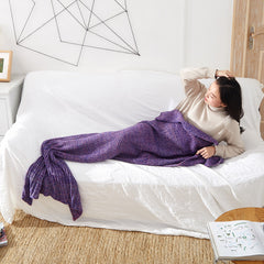 Blanket Knitted Crochet for Childern Super Soft Sleeping Blankets