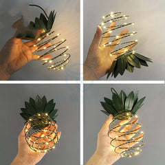 Outdoor Waterproof Garden Pineapple Solar Lights