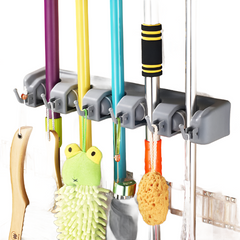 Mop Rack Bathroom Broom Hanger