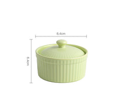 Ceramic Small Baking Bowl Soufulei Double Skin Milk Steamed Egg Bowl