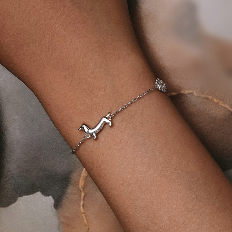 Simple Cute  Silver Bracelet