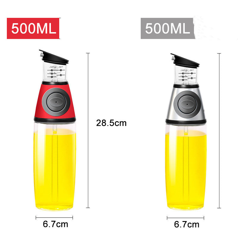 Measurable Glass Bottle Oil Bottle Soy Bottle Kitchenware