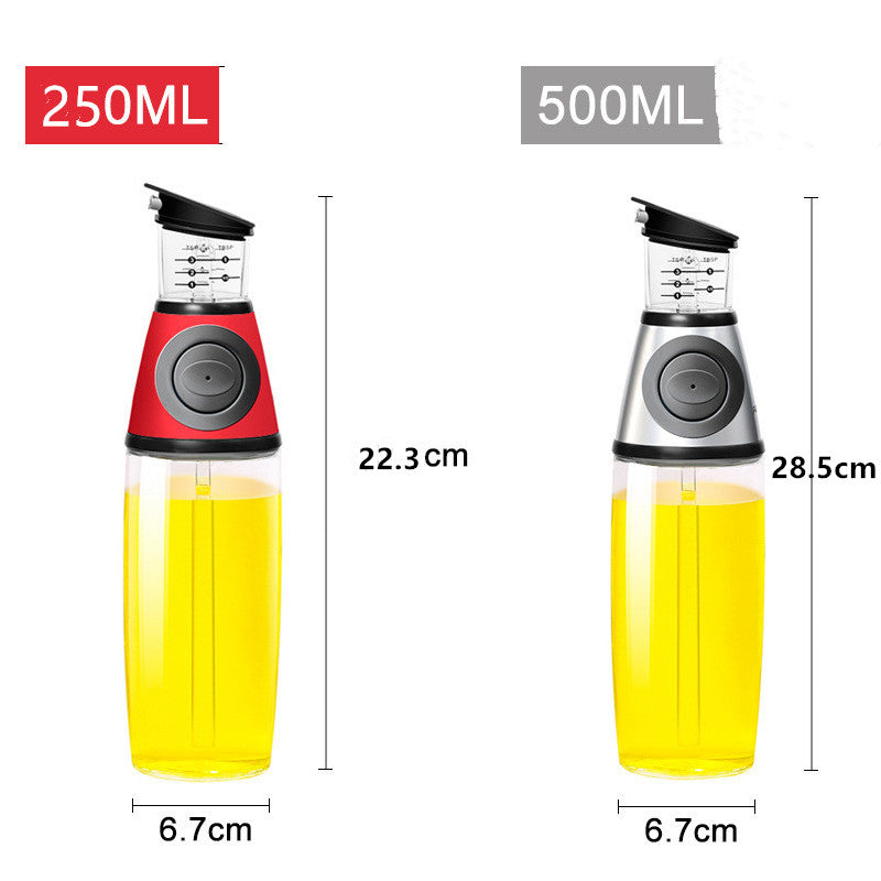 Measurable Glass Bottle Oil Bottle Soy Bottle Kitchenware