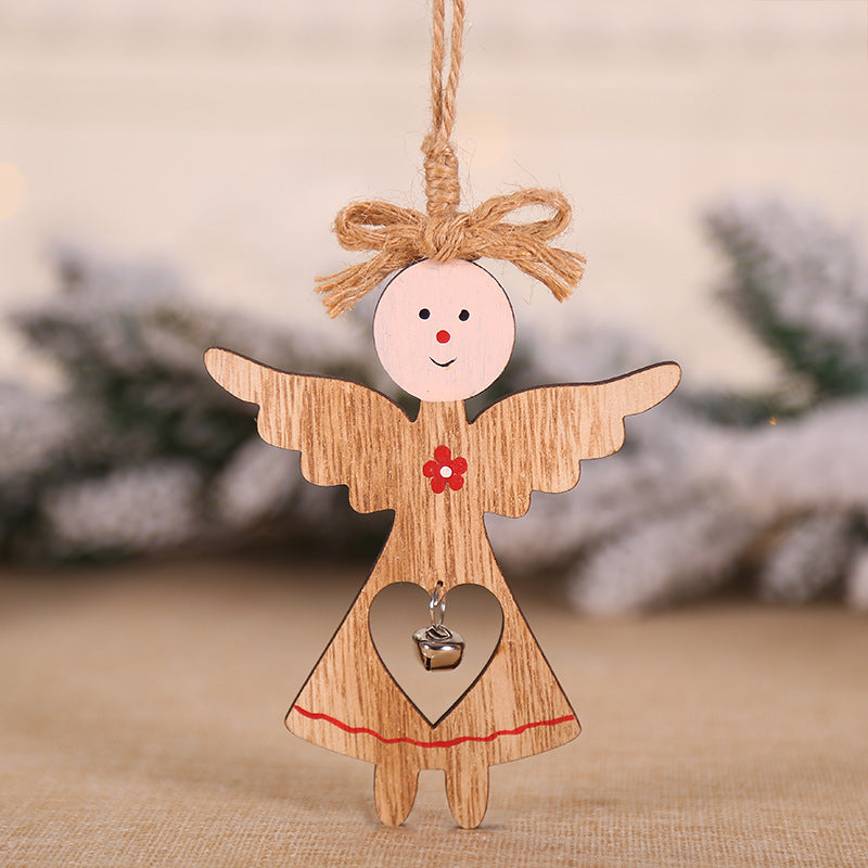 Christmas Wooden Angel Decorations