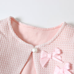 Baby bow waistcoat