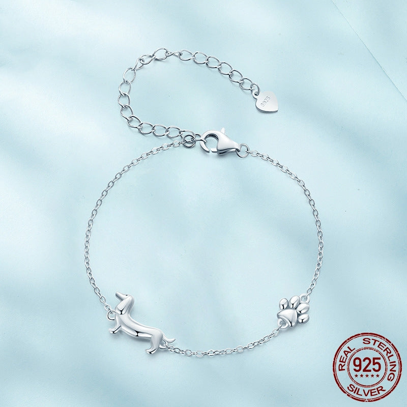 Simple Cute  Silver Bracelet