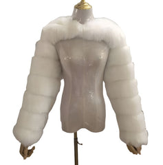 Women's Fur Shawl Coat