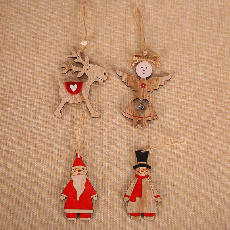 Christmas Wooden Angel Decorations