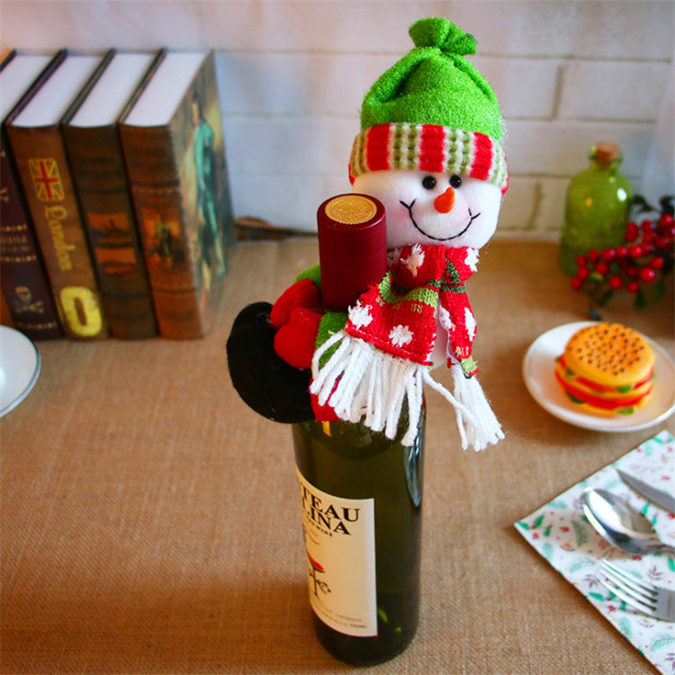 Christmas Wine Bottle Socks