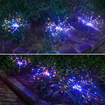 Solar Fireworks Light LED Christmas Lights