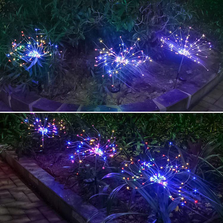 Solar Fireworks Light LED Christmas Lights