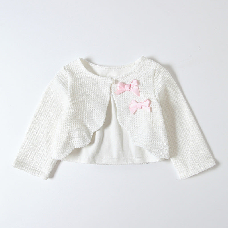 Baby bow waistcoat