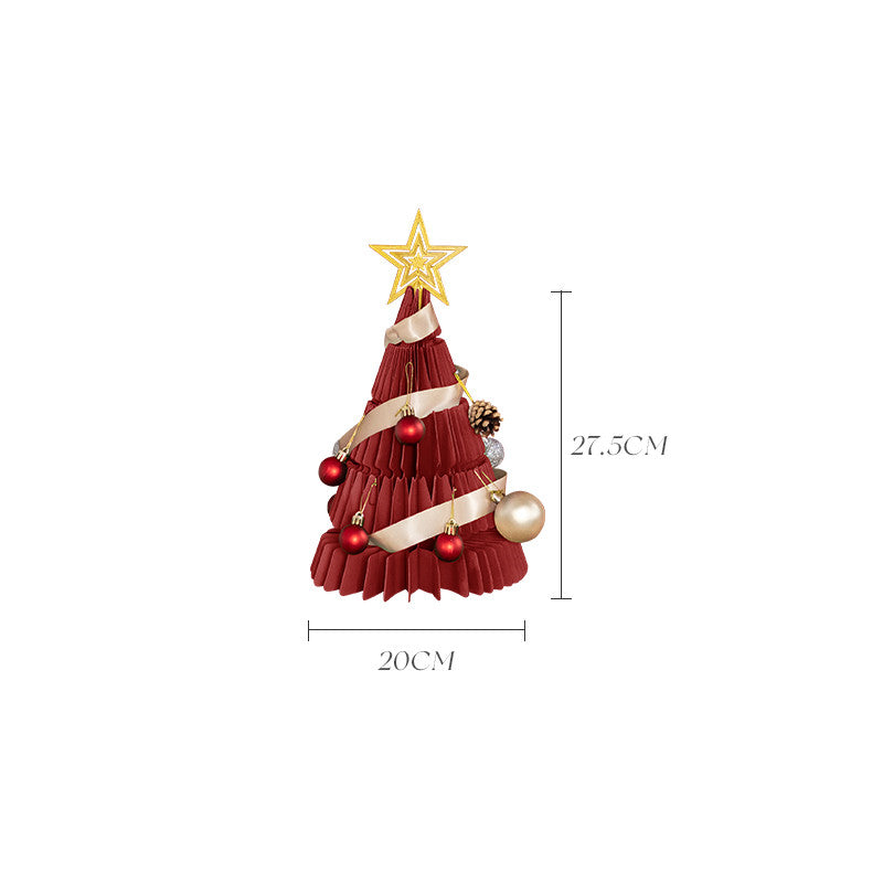 Origami Christmas Tree Decoration Creative Ornaments