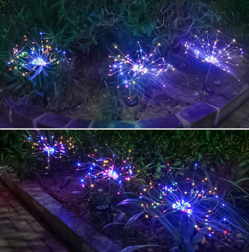 Solar Fireworks Light LED Christmas Lights