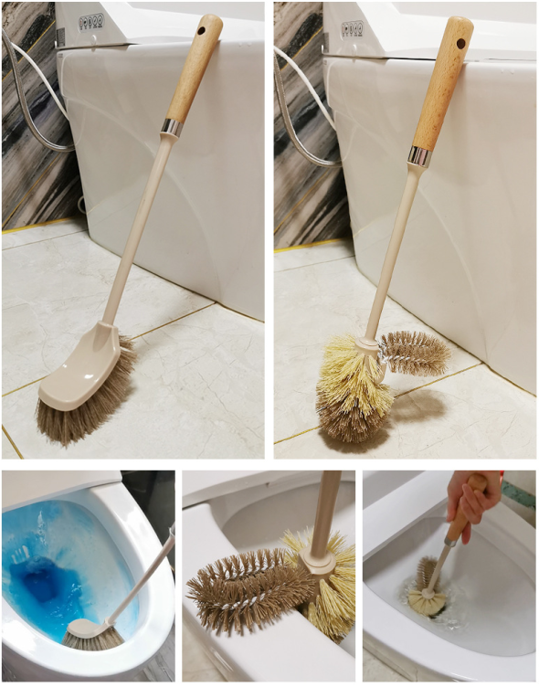 Wooden Household Handle Toilet Brush