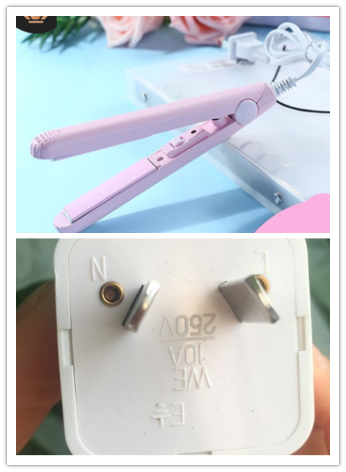 Mini hair straightener