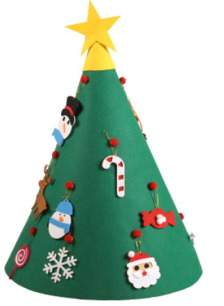 Christmas gifts and gifts DIY felt Christmas tree for children