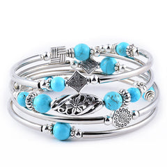 Turquoise Winding Bracelet