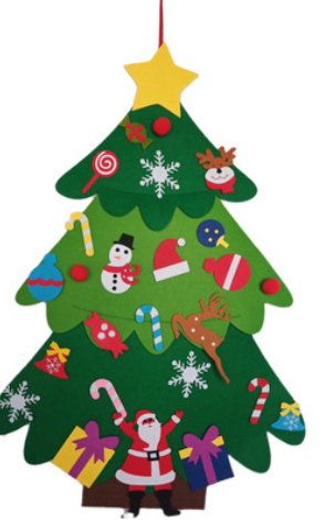 Christmas gifts and gifts DIY felt Christmas tree for children