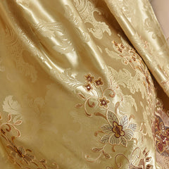 Hollow embroidery curtain fabric