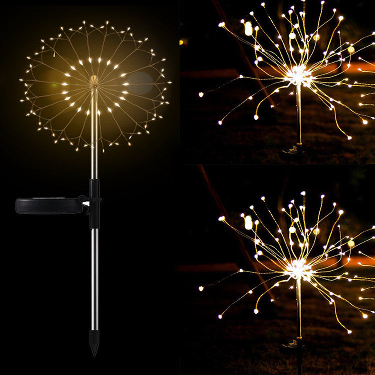 Solar Fireworks Light LED Christmas Lights