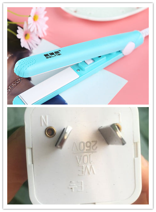 Mini hair straightener