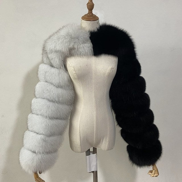Women's Fur Shawl Coat