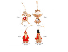 Christmas Wooden Angel Decorations